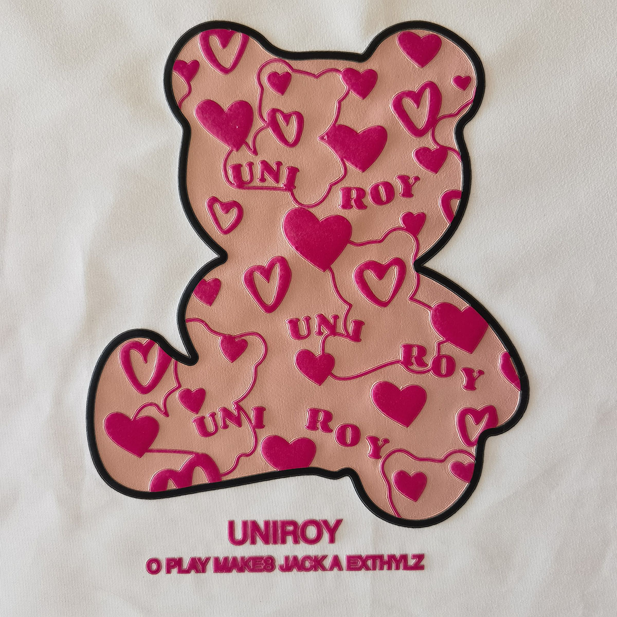 Custom Puff Heat Transfer Sticker For Clothes