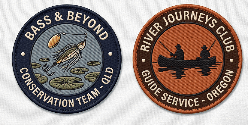 Custom High Density 3D Embroidery Patch Raised Logo Merrowed Border Twill Base Iron on Sew on Patch
